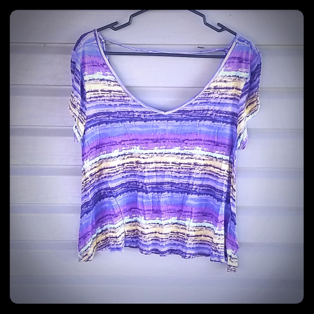 Colorful crop top
